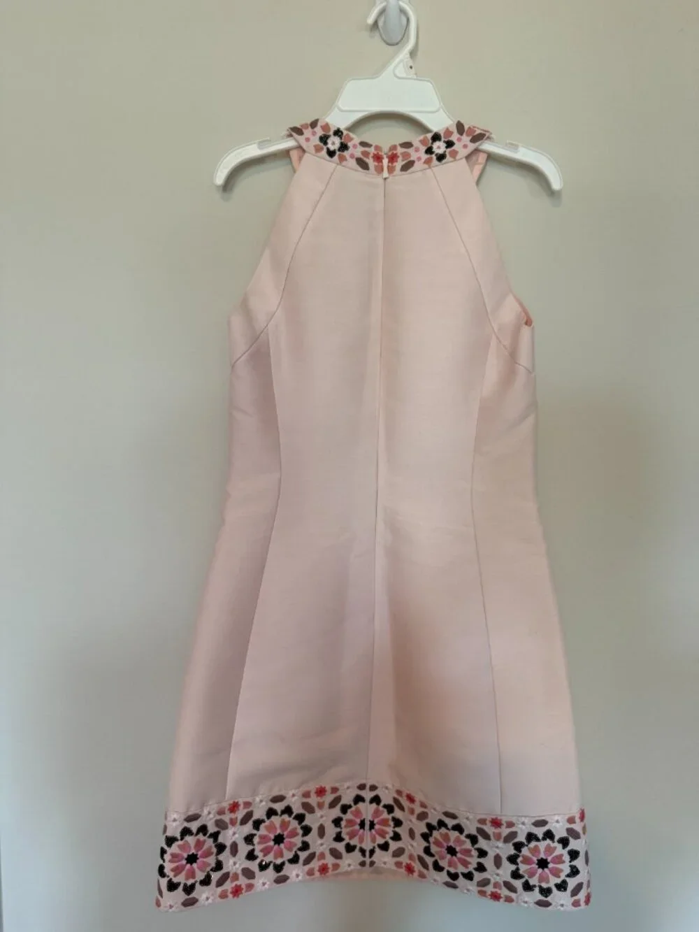 Kate Spade Mosaic Embroidered Dress Pink